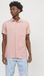 JACK&JONES JORTAMPA DOBBY SHIRT SS Hommes Chemises XL Rose Coton/Polyester Manches Courtes
