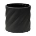 Cooee Design Twist pot de fleurs Noir, taille S Ø12 cm
