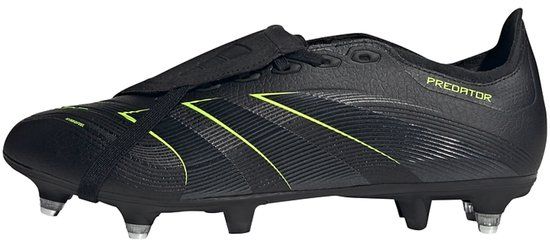 adidas Performance Predator League Fold-Over Tongue Soft Ground Voetbalschoenen - Unisex - Zwart