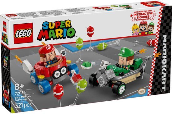 LEGO Mario Kart - Baby Mario vs. Baby Luigi - 72034 - Bouwset