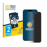 BROTECT Privacy Screenprotector voor Apple iPhone 16 - 2 Stuks