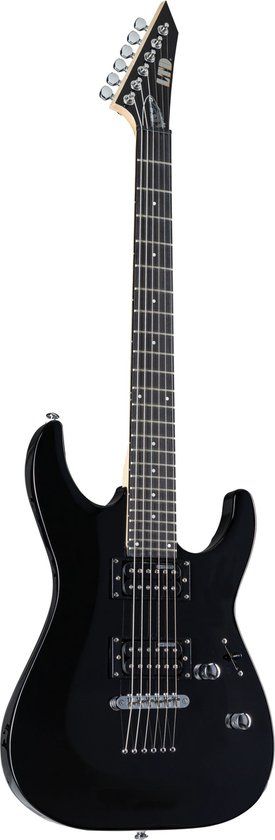 ESP LTD MH-10 Kit Black elektrische gitaar met gigbag