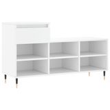 VidaXL Schoenenkast 102x36x60 cm bewerkt hout wit
