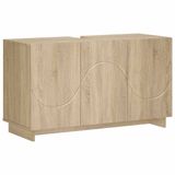 vidaXL Badkamerkast Sonoma Eiken 101 x 41 x 58 cm Bewerkt hout