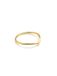 SINGULARU - Peak Ring - 925 sterling zilveren ring met 18 karaat vergulde afwerking