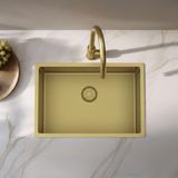 Pure.Sink Spoelbak 50x35 cm PVD goud ruimtebesparend PCM5035-60