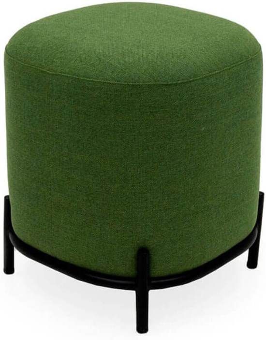 Tenzo Harry Poef - groen - bamboe - 46 x 42 cm