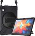 DLH REINFORCED SHELL WITH STRAP ROTATING HANDLE TAB P11 11.5IN Stootbeschermer Zwart