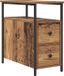 vidaXL Nachtkastje - Oud hout - 60 x 60 cm