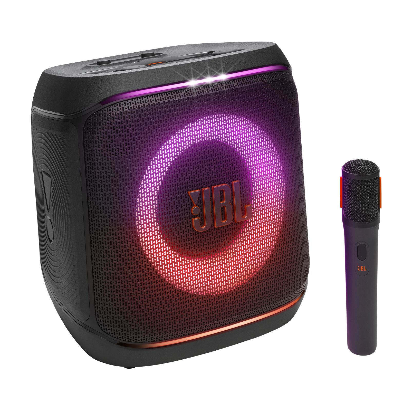 JBL Party Box Encore - Compact Portable Party Speaker with Mic and Auracast (EU Plug Only) - Zwart