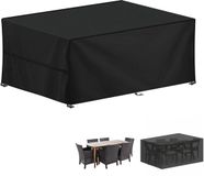 Famanu - Housse de table de jardin 220x100x75cm - Noir