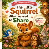The Little Squirrel Who Learned to Share: A Heartwarming Story About Kindness & Sharing