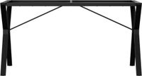 vidaXL Eettafelpoten Y-frame 140x60x73 cm staal Zwart