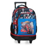 Joumma Marvel Spiderman Wall Crawler Sac à Dos Compact 2 Roues Noir 32x45x21 cm Polyester