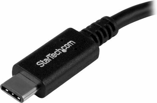 Startech USB-C Male naar USB 3.0 A Male - 0.15 m - Zwart