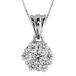 Orphelia 18 Karaat Witgoud Hanger met Diamant 0.26 ct