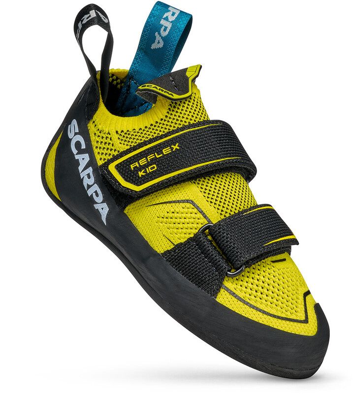 Scarpa Reflex Climbing Shoes Kids, yellow/black 2023 EU 28