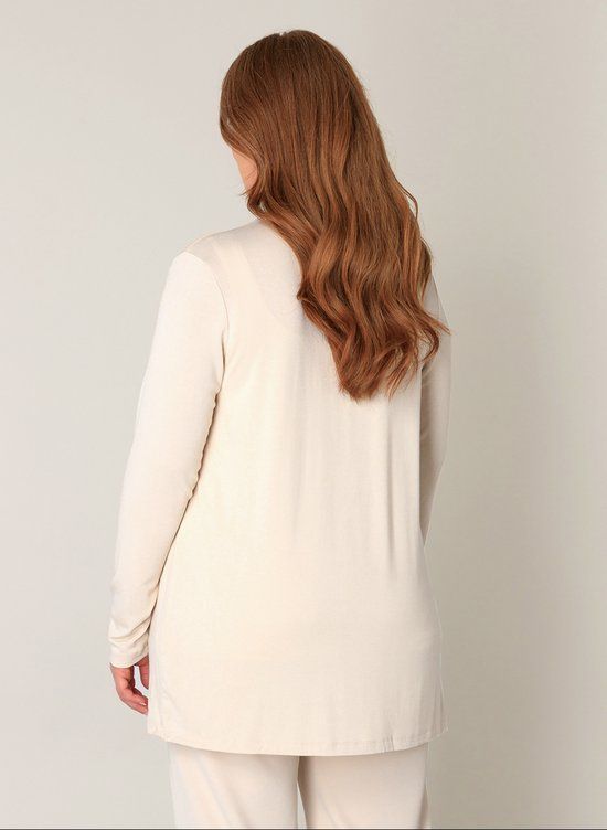 BASE LEVEL CURVY Ayla Vest - Light Beige - maat 1(48)