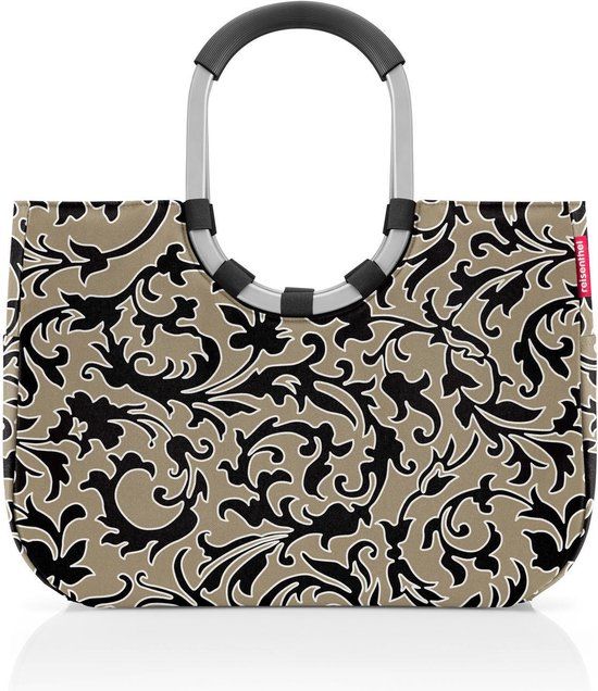 Reisenthel Loopshopper L Shopper - 25L - Baroque Marble Zwart