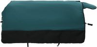 vidaXL Paardendeken Donkergroen en Zwart 75 cm Polyester