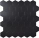 BES LED Zelfklevende Mozaïek Tegel - Afimera Midnight Black Hexagon XL Matt - Zwart - 29x28.8x4mm