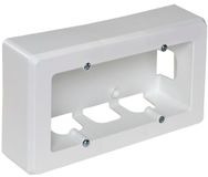 Elektrische 92 Zocalo Elektrische mechanismen - stopcontacten - 2 elementen, wit, 165 x 96 x 43 mm