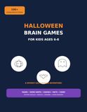 Halloween Brain Games for Kids Ages 6-8