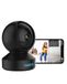 Reolink WiFi veiligheidscamera babyfoon 3MP HD indoor surveillance 2.4GHz draadloze camera's voor veiligheid thuis pan tilt nachtzicht tweewegsaudio bewegingssensor, E1(Zwart)
