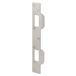 Prime-Line U 10385 Door Strike, 5-1/2 in. 6 in. Hole Centers, Steel, Satin Nickel Plated