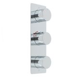 Hudson Reed Lune Thermostatic Shower Mixer Chrome 3 Function Modern Design