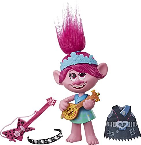 Hasbro DreamWorks Trolls Pop & Rock Poppy - Zingende Pop - 2 Looks en Geluiden