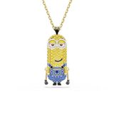 Swarovski Minions Kevin hanger, Pavé, Meerkleurig, Goudkleurige toplaag