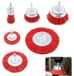 Nylon Brosse Set voor Boormachine, 6 Stuks voor Roest- en Corrosieverwijdering