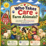 Who Takes Care of Farm Animals?: A Farm Adventure About Caring for Animals, Helping Families, and Learning Responsibility for Kids Ages 5–8