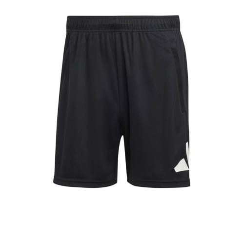 adidas Performance sportshort zwart/wit