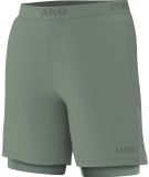 Jako Power 2-In-1 Short Heren - Mintgroen | Maat: M