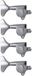Grover 144CL4 Mini Bass Machine Head, 4-in-Line, Chrome