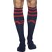 Addicted Chaussettes hautes BASIC SOCKS Marine-Rouge