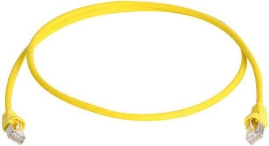Telegärtner 100008466 RJ45 Netwerkkabel, patchkabel CAT 6A S/FTP 3.00 m Geel