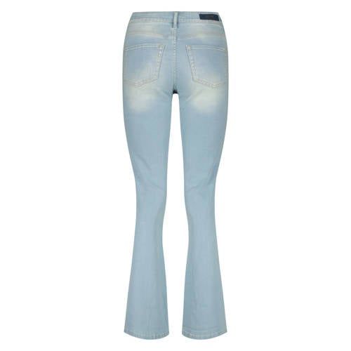 Raizzed High Waist Flared Jeans Light Blue Denim