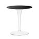 Kartell Tip Top, bamboe, zwart donker, 48 x 50 x 48 cm