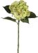 Mica Decorations Kunstbloem - Hortensia tak - groen - 51 cm