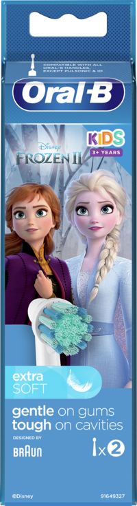 Oral-B Kids Oral-B Kids Opzetborstels Met Disney Frozen 2-figuren,2 Stuks