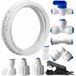 Tuyau d'alimentation en eau, kit de connecteurs de réfrigérateur universel set de raccordement eau tuyau eau réfrigérateur tube de filtre pour réfrigérateurs européen/frigo américain (15m)