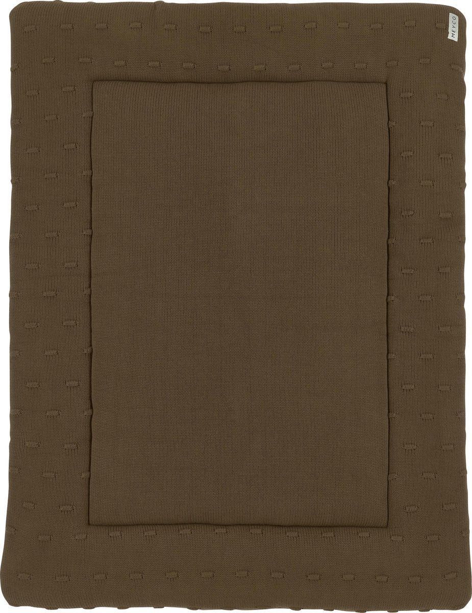 Meyco Boxkleed Knots Chocolade