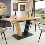 Table à manger extensible pour cuisine et salon