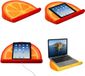 OEM Stabiele Kussen Ergonomische Lap Desk Laptop Oranje Kunststof 15 Inch