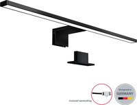 B.K.Licht LED Spiegellamp Zwart 60cm 8W 4000K IP44
