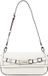 GUESS Dovie Flap Shoulder Bag Cream White