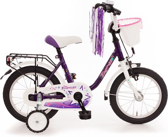 Bachtenkirch Empress kinderfiets 14 inch lila